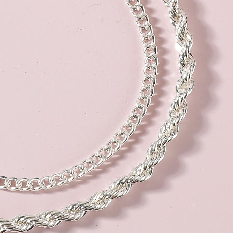 2pcs/set Minimalist Chain Bracelet