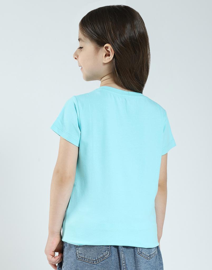 MONTE CARLO Girls Printed Round Neck Top ( Pack Of 2 )