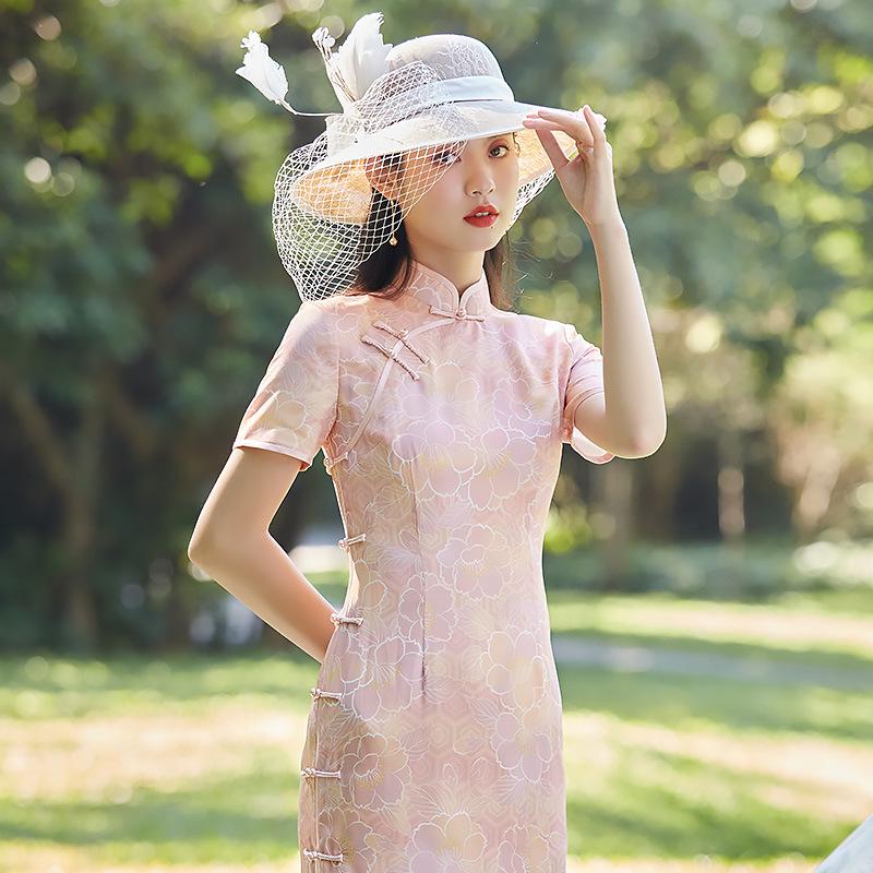 Seeking Agents: New Summer Retro Chinese Cheongsam Dress for Women