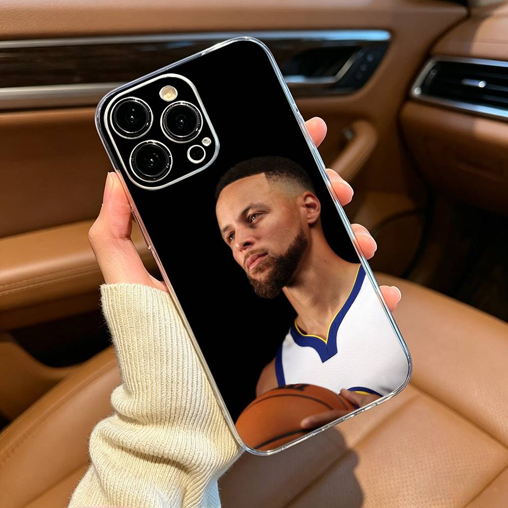 30 Custodia per Telefono Stephen- C-Curry per iPhone17,16,15,14,13,12,11 ,Pro Max,16/15/14 Plus Cover Trasparente