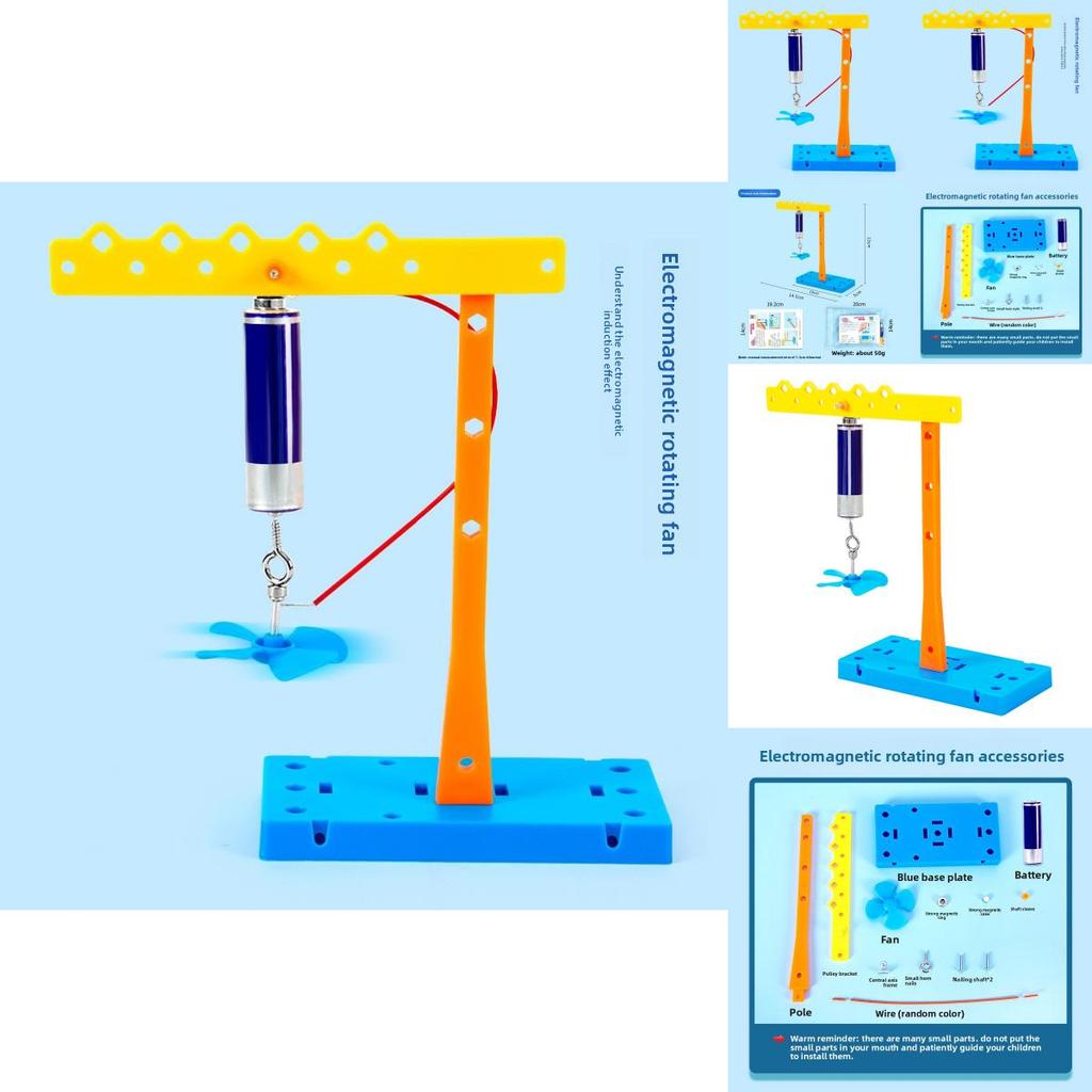Expérience Scientifique DIY Ventilateur Rotatif Électromagnétique Avec Kit Vapeur Pour Enfants Éducatif Amusant