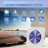 Fohil Player with Bluetooth HDMI Supports up to Region HiFi FM USB AUX Repeat Perfect for Prenatal and Language PSE Japanese Instruction Manual White