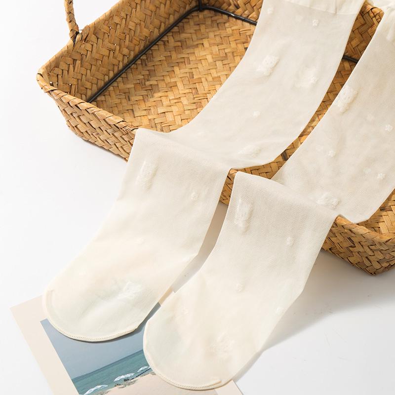 Sommer-Anti-Haken-Schmetterlings-Jacquard-Seidenstrümpfe für Mädchen - Süße, Mückenschutz-Strumpfhosen