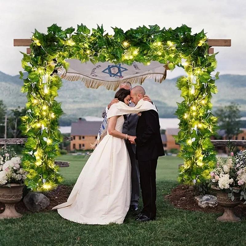 Solar Outdoor Lights Festoon Sunflower Maple Leaves LED Light String Wedding Garden Holiday Balcony Decoration Solar Garland