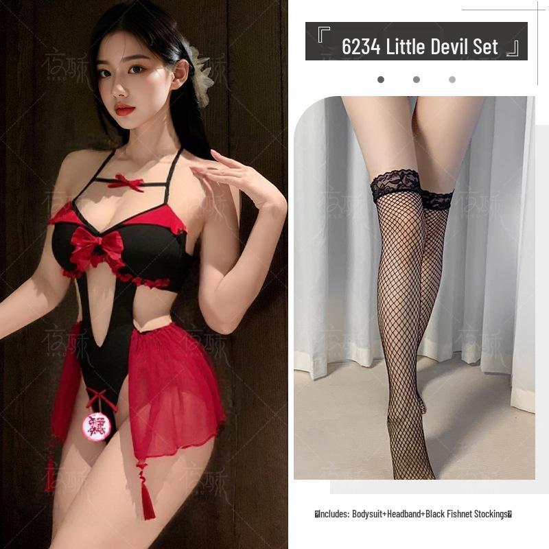 Sexy Halloween Devil Lingerie Set
