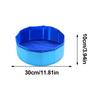 Foldable Dog Bath Swimming Pool Cat Pool Toy With Fish-Water Endless Self Play Interactive Cat Toys Pet Cleaning Water Basin