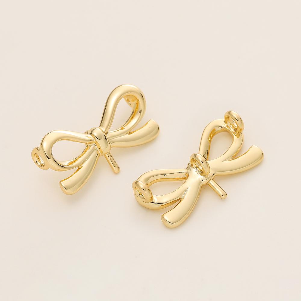 2/20Pcs/Pack 14/18K Gold Color Plated Metal Copper 4 Styles Spacer Beads For DIY Handmade Bracelet Jewelry Making Accessories