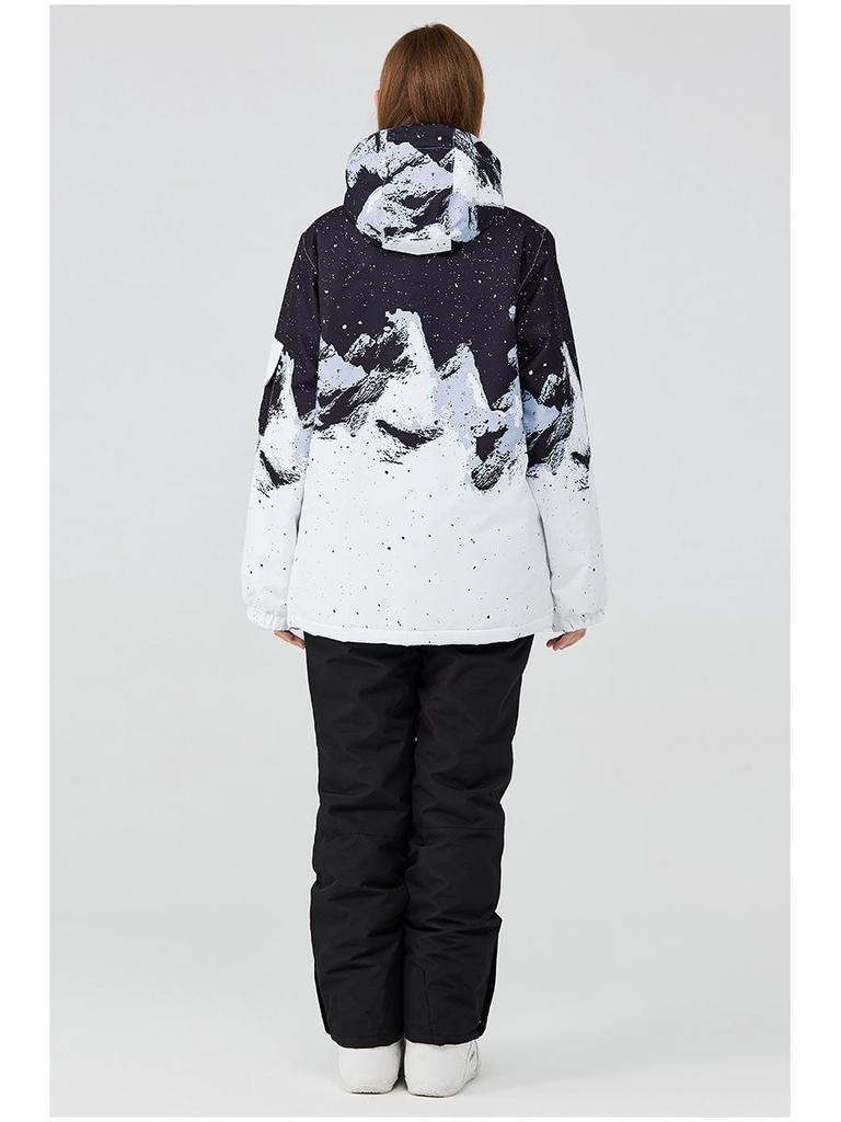 Unisex-Winterskianzug: Winddichte, wasserdichte und warme Ski- & Snowboardjacke für alpine Abenteuer
