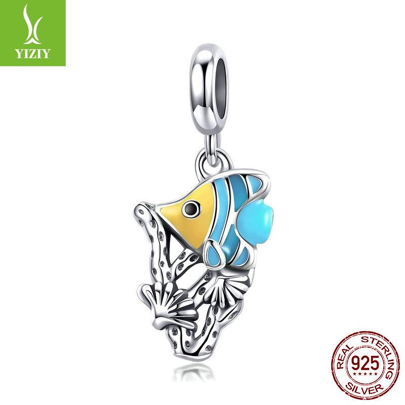 

Underwater World S925 Sterling Silver Beads DIY Handmade Bracelet SCC959