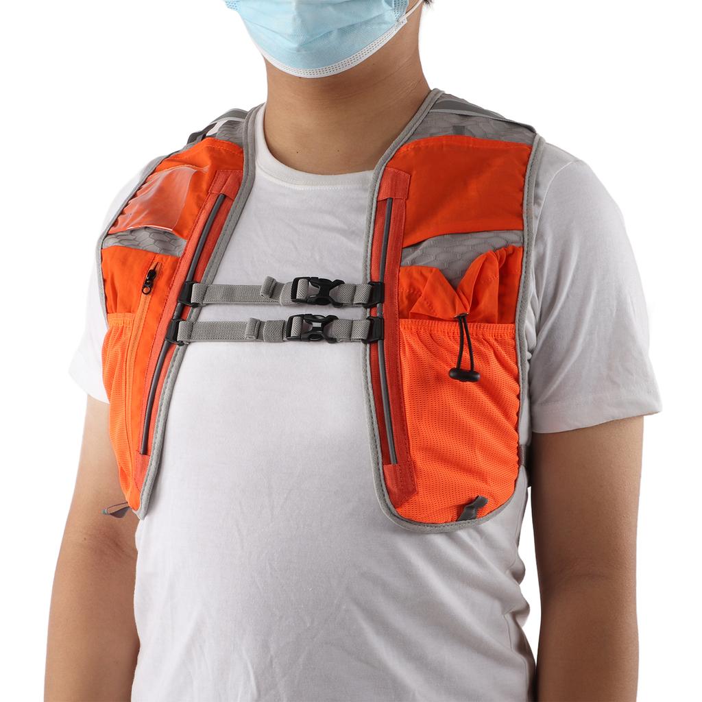 Sports Running Vest Breathable Mesh Running Hydration Vest for Riding Hiking Mountaineering