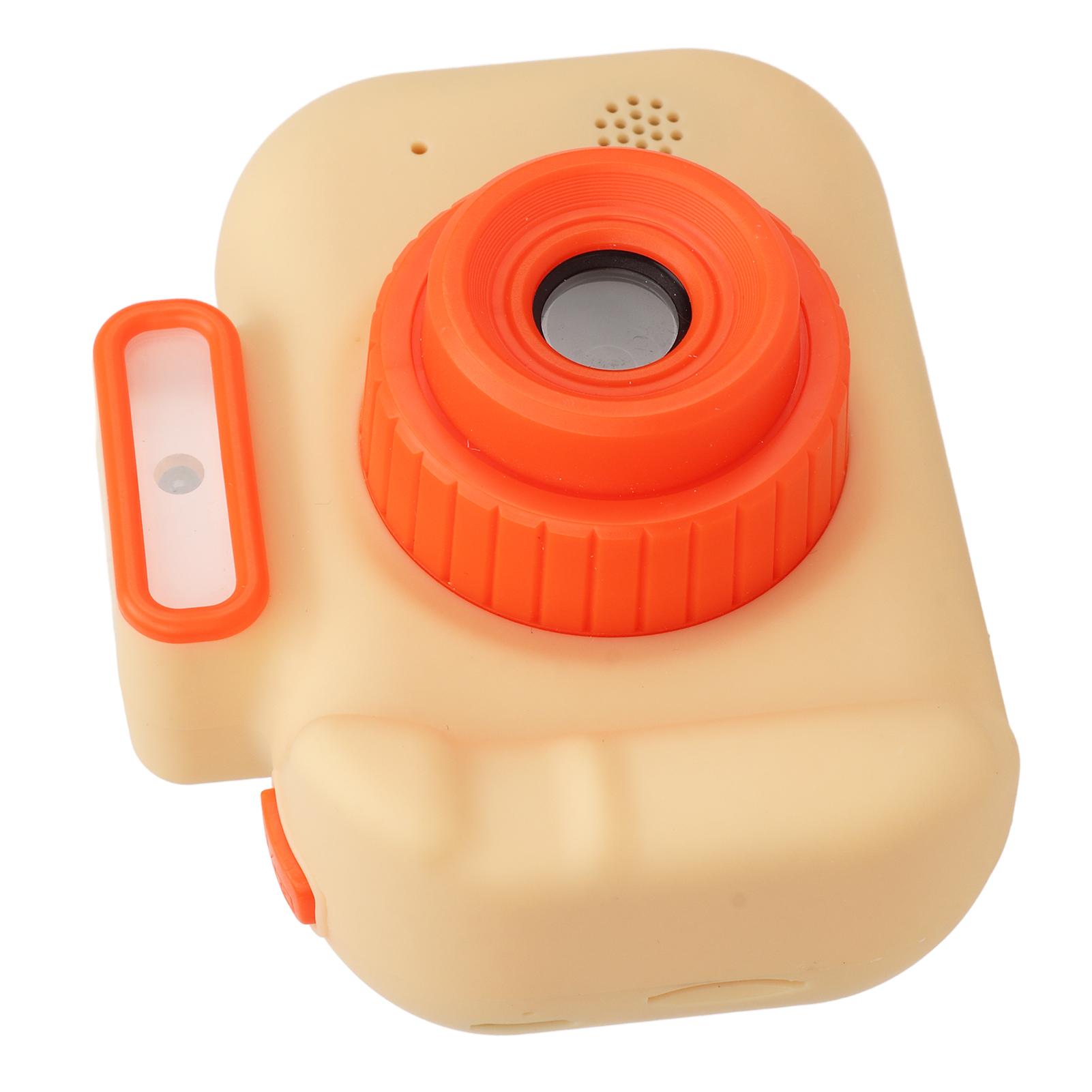 

Детская камера HD 40MP Двойная камера 2.0-дюймовый IPS-дисплей 600 мАч Ночное видение USB Перезаряжаемая Детская жёлтый