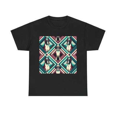 Unisex Adult T Shirt Diamond Pattern Boxer Artwork Geometric