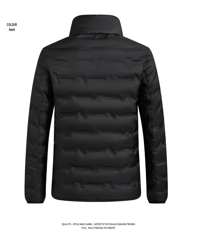 Lightweight Graphene Down Jacket for Men and Women - 80% Duck Down, Stand Collar, Autumn/Winter.