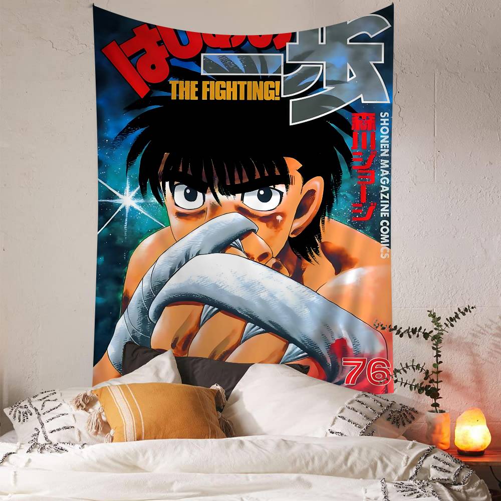 Japanese Manga HHajime No Ippo Cartoon Tapestry Bohemian Wall Tapestries Mandala Wall Hanging Sheets
