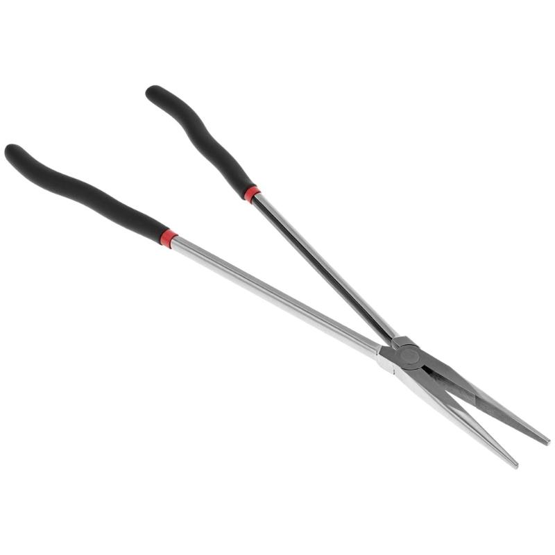 High Carbon Steel Straight Long Nose Pliers 16inches Long For Automotive Electrical And Jewelry Making Electrical Tasks