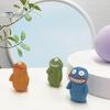 Exaggerated Expression Figurine Cute Ugly Mud Figure Desktop Decoration, Funny Resin Cartoon Hand-painted Statue, Hand-Painted Tabletop Sculpture for