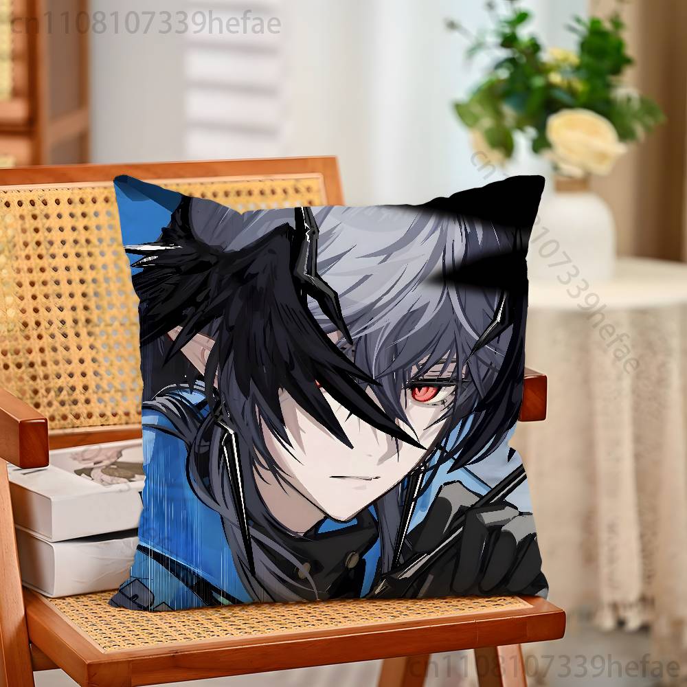 Arknights Endfield Pillow Cases for Bedroom Living Room Sofa Home Decor Polyester Cushion Cover with Zipper