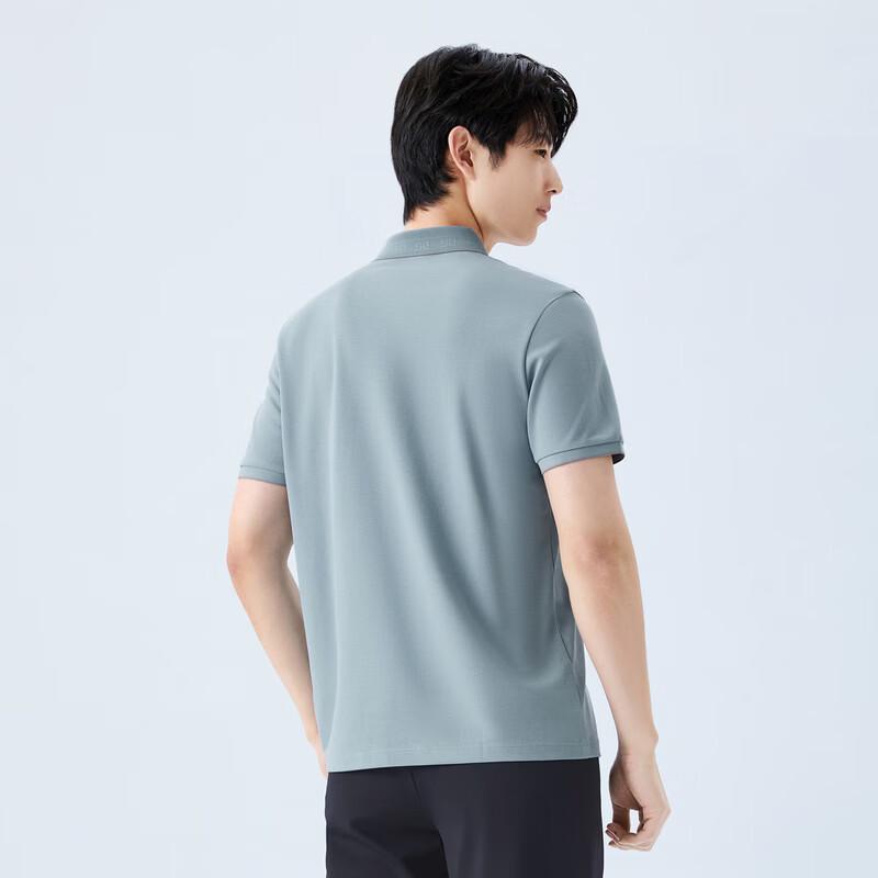 Seven Men's Short Sleeve Silk Blend Polo Shirt