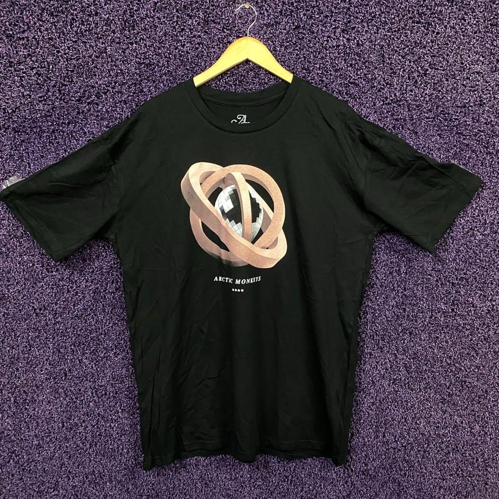 Arctic Monkeys Distorted Mirrorball North American Tour Tshirt size 2XL Unisex T-Shirt XL