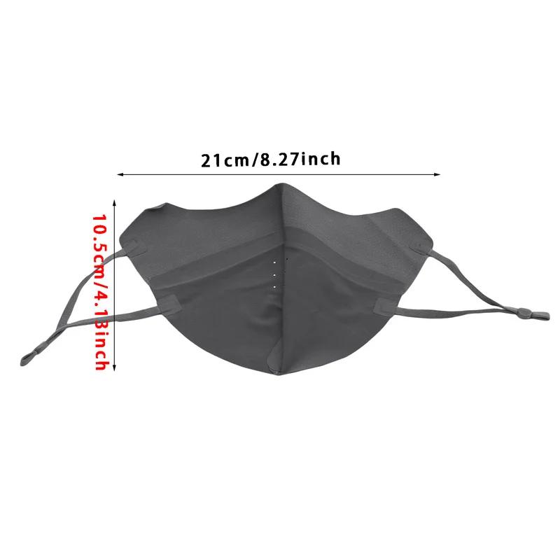Ice Silk Face Mask Uv Sun Protection Summer Adjustable Breathable Men Women Outdoor Running Cycling Sports Mask