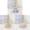 Childrens Pearl Handheld Shoulder Bag With Tassel Chain For Girls Daily Use