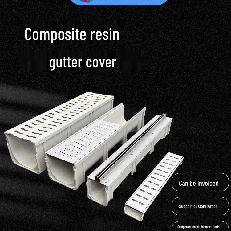 Stainless Steel, Resin, and Cast Iron Drain and Gutter Grate Cover
