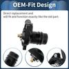 Car Thermostat Inner Engine Coolant Thermostat Housing Assembly No.55593034 for Chevrolet Cruze 11-15 for Buick Encore 2013-2021 Plastic Black