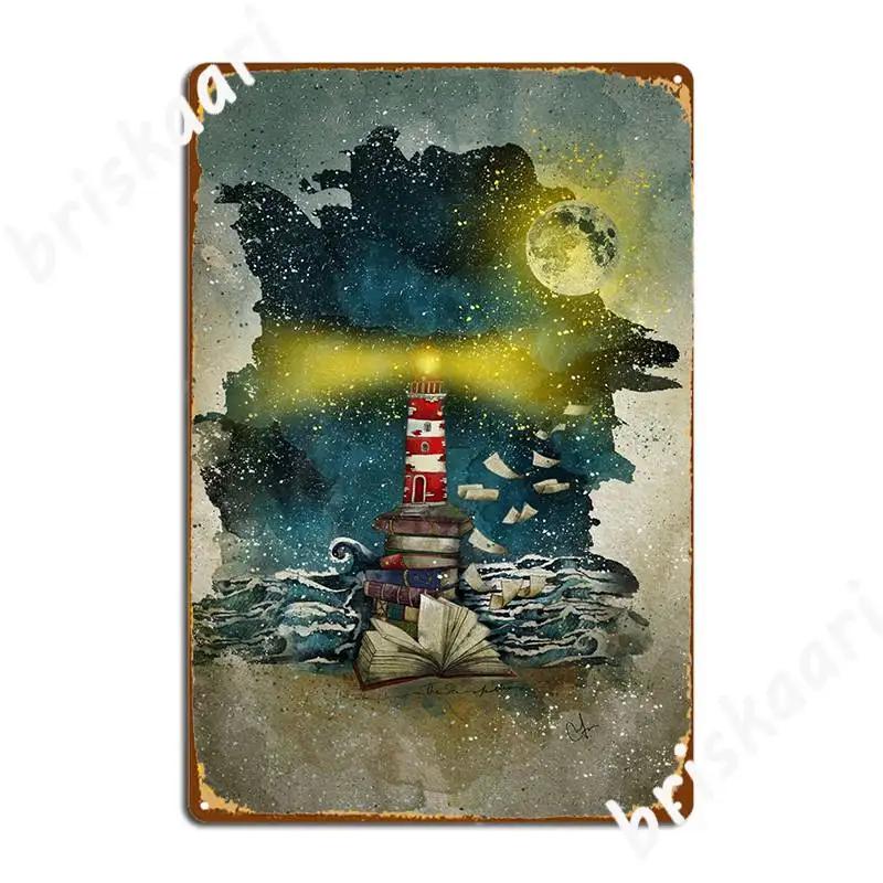 The Sea Is Poetry Poster Metal Plaque Cinema Kitchen Garage Club Classic Wall Plaque Tin Sign Poster 20X30CM