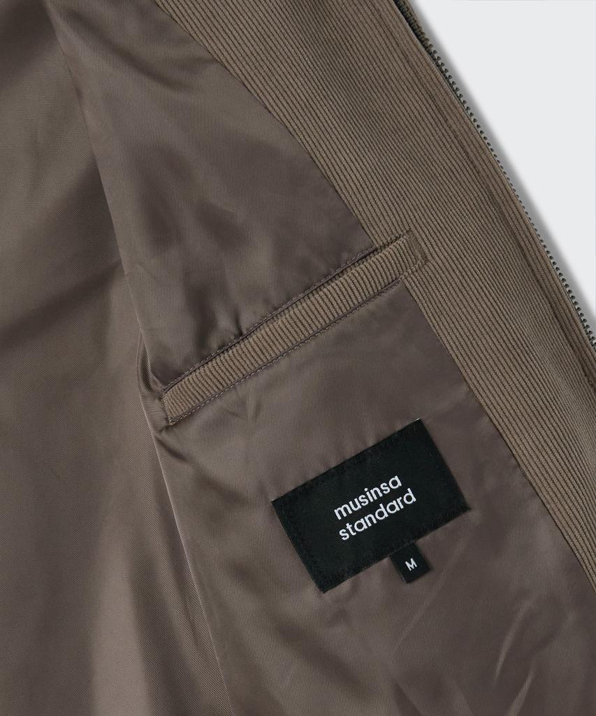 Musinsa Standard Woman Women'S Corduroy Blouson Jacket [Taupe]