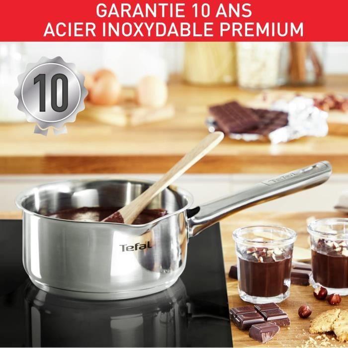 Casserole - Tefal - Duetto A7052265 - 16 cm - Acier inoxydable 18/10 - Couvercle filtrant