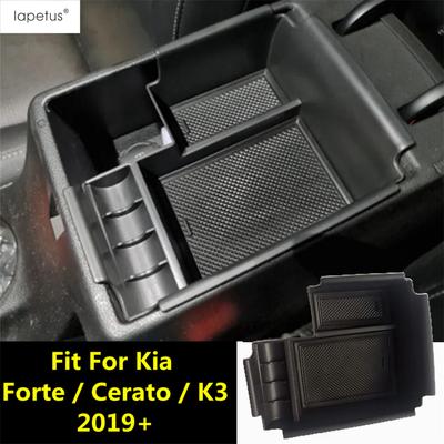 Car Central Control Armrest Storage Box Container Organizer Holder Tray Accessories Fit For Kia Forte / Cerato / K3 -