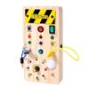 Wooden Busy Board Luminous Toy for Children's Early Education and Fine Motor Skills
