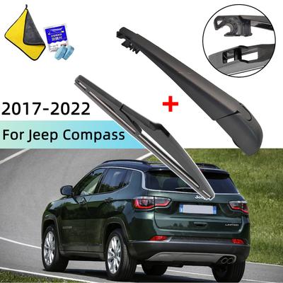 Rear Windshield Wiper Arm & Blade Set Car Windscreen Rear Wiper Blade for Jeep Compass 2017-
