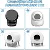 5 Rolls Self Cleaning Cat Litter Box Liners 20 Counts Extra Thick for Automatic Cat Litter Box Robot with Drawstring Trash Bags