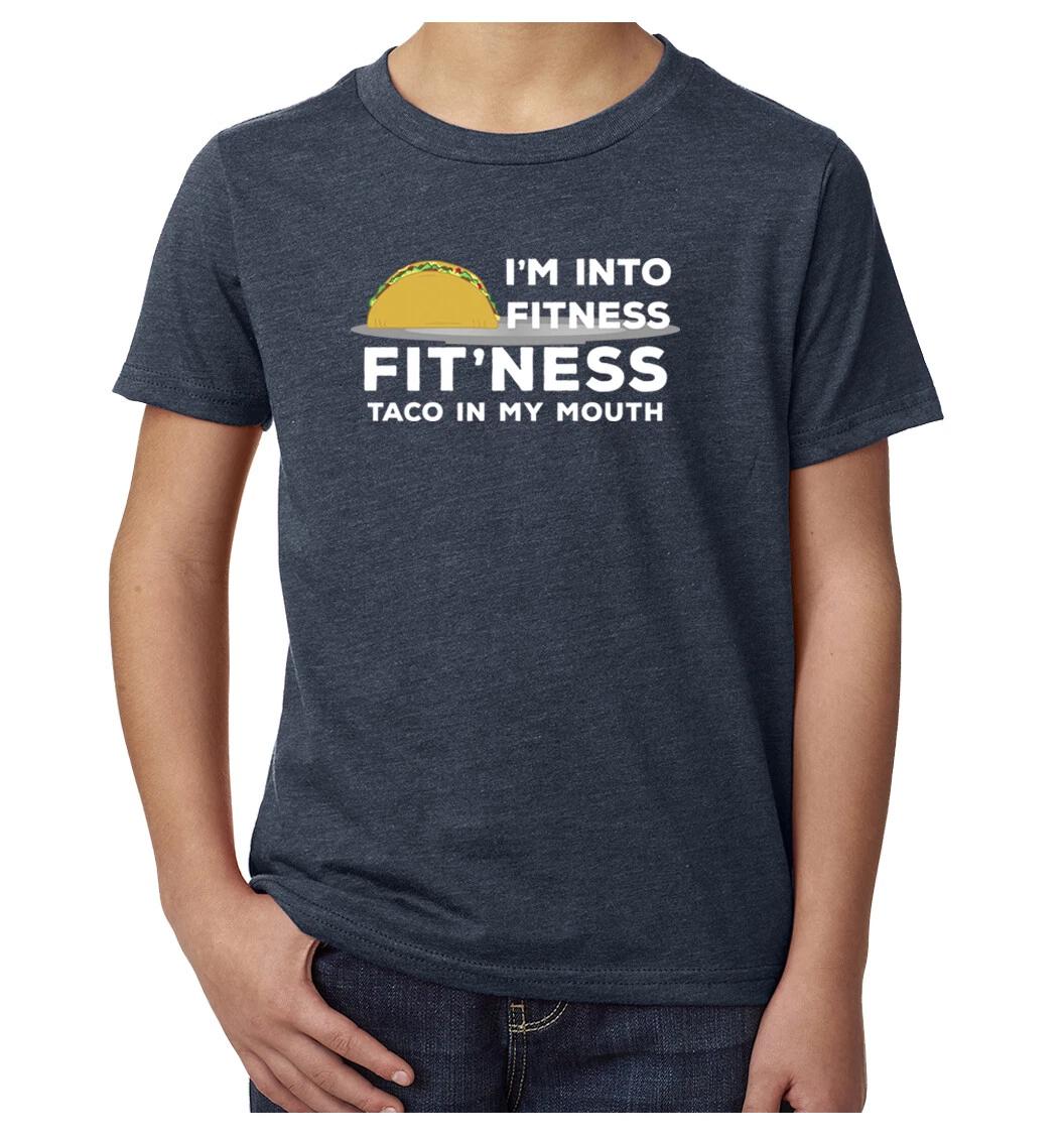 I m into Fitness Fit ness Slider in my mouth Youth funny graphic tees 3XL