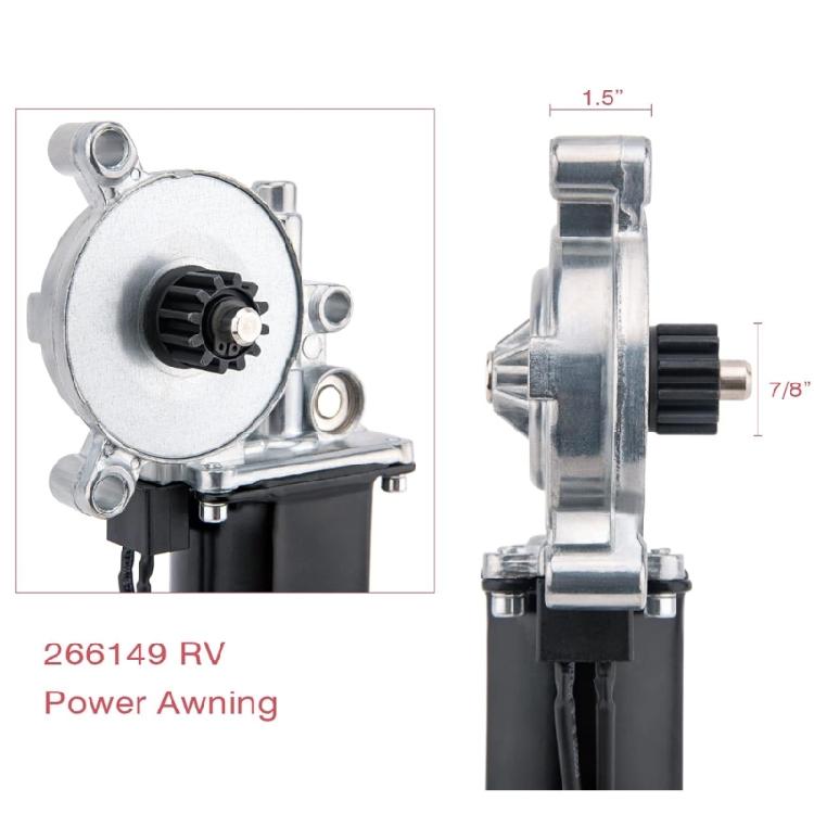 Glatten & Effizienten Motor 12V 75 U/min Metallmotor 266149 für Anhänger & LKW