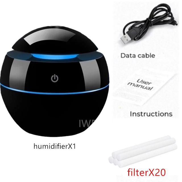 130ml Mini Portable Ultrasonic Air Humidifer Aroma Essential Oil Diffuser Usb Mist Maker Humidifiers For Home Table Mist Maker