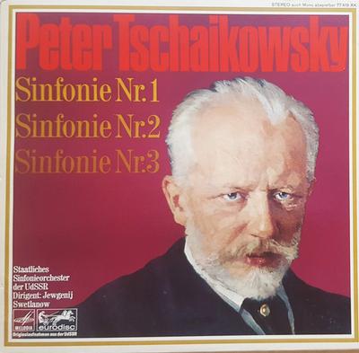 LP Record EVGENY SVETLANOV, RUSSIAN STATE SYM - Tchaikovsky Sinfonie Nr.1, Sinfonie 77419XK Melodia-Eurodis Germany Classical Used
