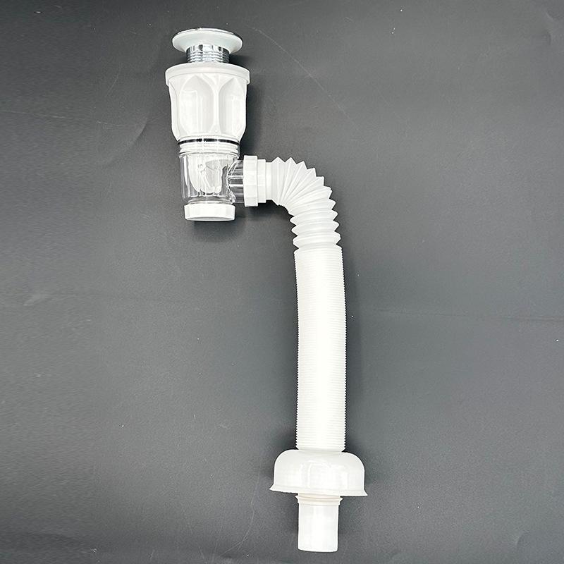 

Manufacturer-Free Glue Quick-Install Odor-Resistant Insect-Proof Dual-Use Horizontal/Vertical Drainer Washbasin Drain Pipe