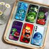 A-Adventure Anime Inside Out Phone Case For Samsung Galaxy A73,A21s,A22,A31,A52,A53,A71,A41Soft Black Shell