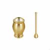 Brass Mortar and Pestle, Thickened Metal, Vintage Medicine Grinder