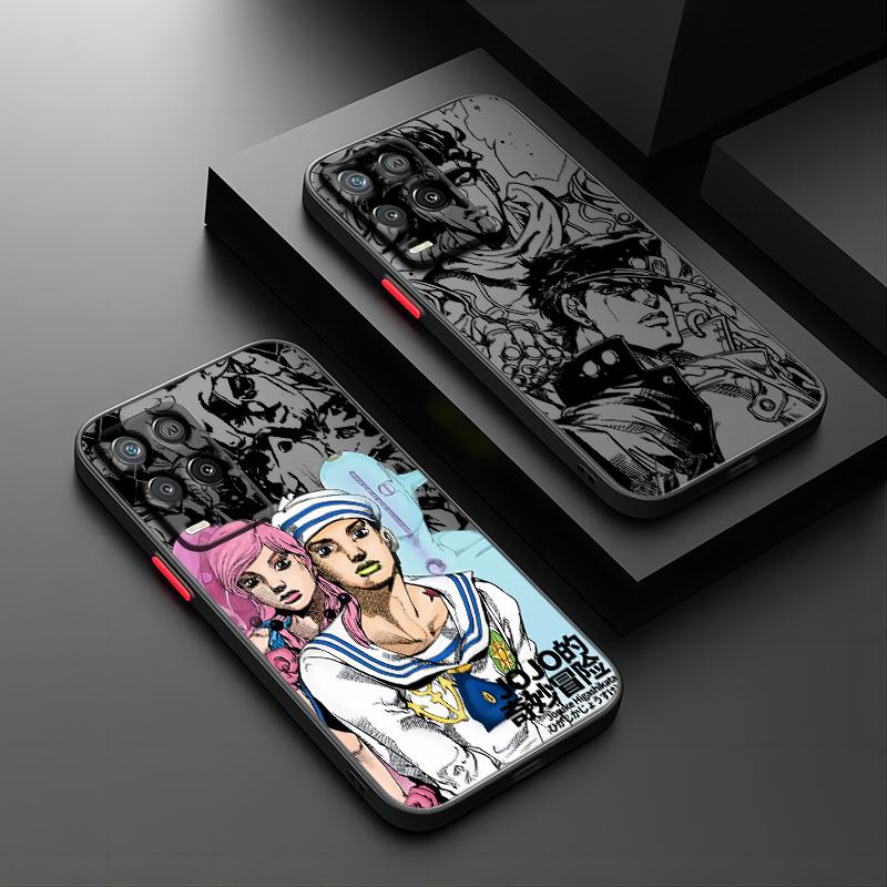 

JOJO аниме Kujo Jotaro для OPPO A98 A96 A94 A93 A78 A77S A76 A74 A73 A72 A57E S A56S матовый полупрозрачный чехол для телефона OPPO A56S