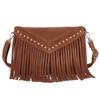 European and American Trendy Women's Bag New Tassel Bag Shoulder Bag Envelope Small Square Bag