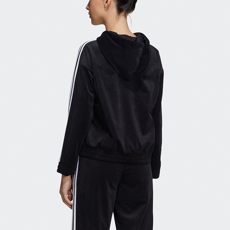 adidas Neo Hooded Pullover Sports Sweatshirt Women Sweatshirt Black GK8764