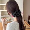 Korean Polka Dot Cloud Bubble Banana Clip: Celebrity Style Hair Accessories