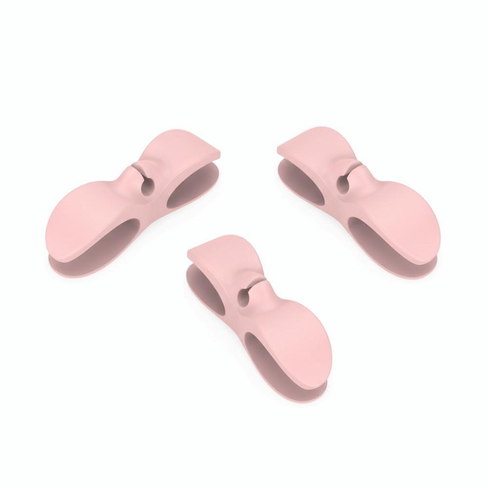 Wall Mount Cord Cable Organizer Silicone Cable Clips Practical Plug Organizer Mobile Charger