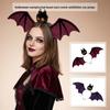 Animal Bat Wings Headband Cosplay Halloween Party Accessory For Men And Women