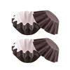 Pack of 50 Safe Food Grade Inks and Paper Grease Proof Cupcake Liners Holiday Party Mini Paper Baking Cups