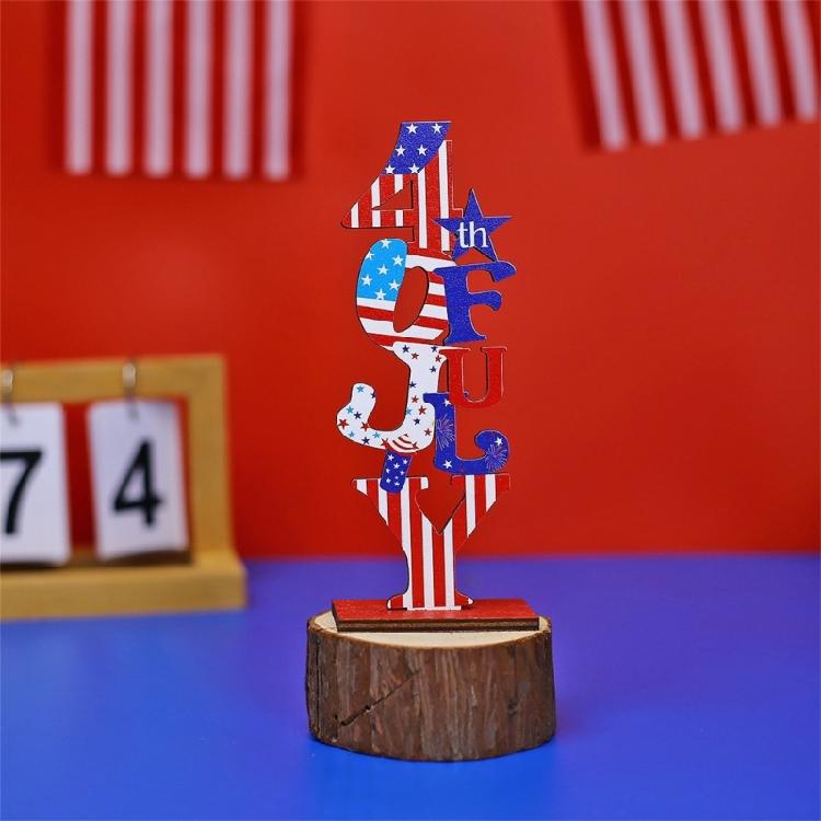 Patriotics Centerpieces 4th of Julys Sign Table Decorations for Bedroom Home