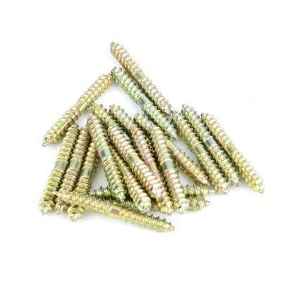 20 pz Vite a perno 5*40mm Connettore per mobili per falegnameria Vite a doppia estremità